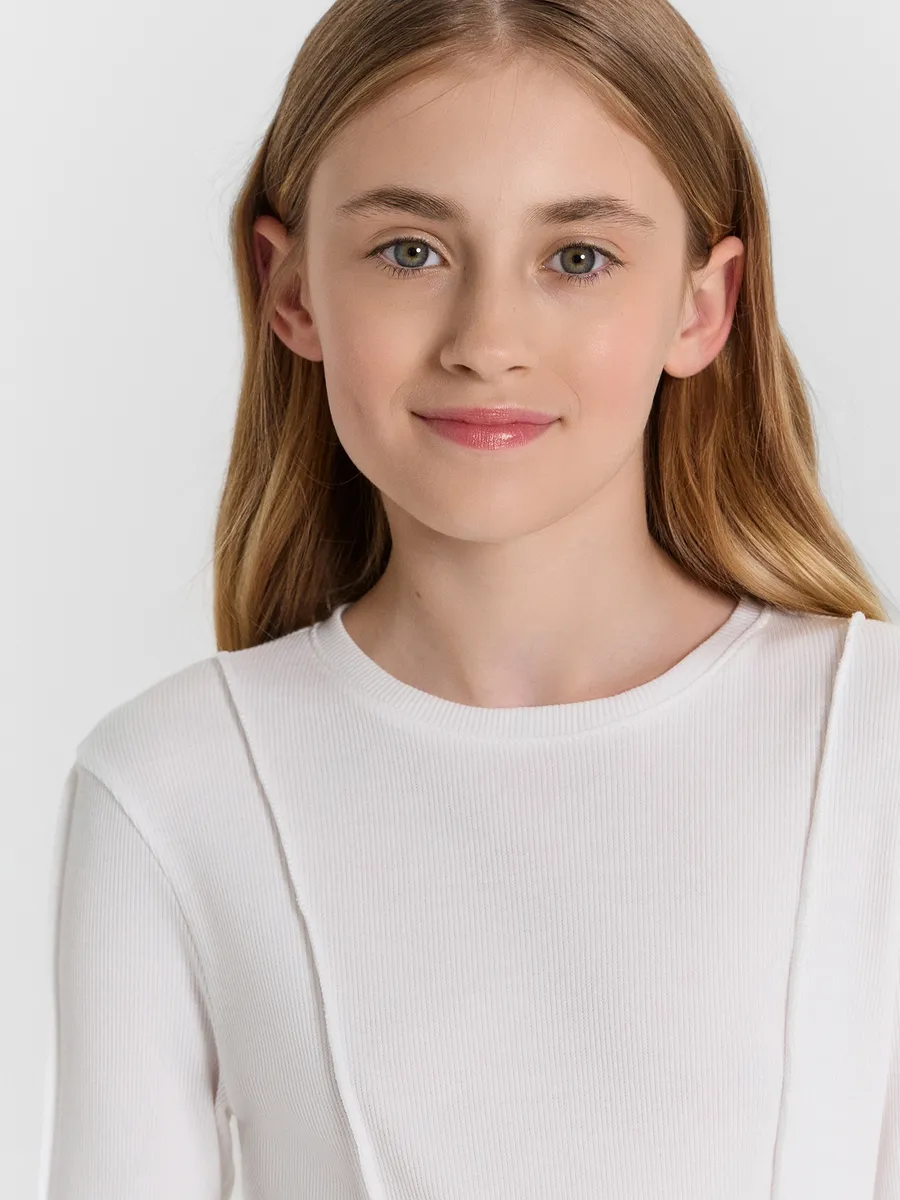 Лонгслив Mark Formelle (Марк Формэль) 127964/белый - фото 6