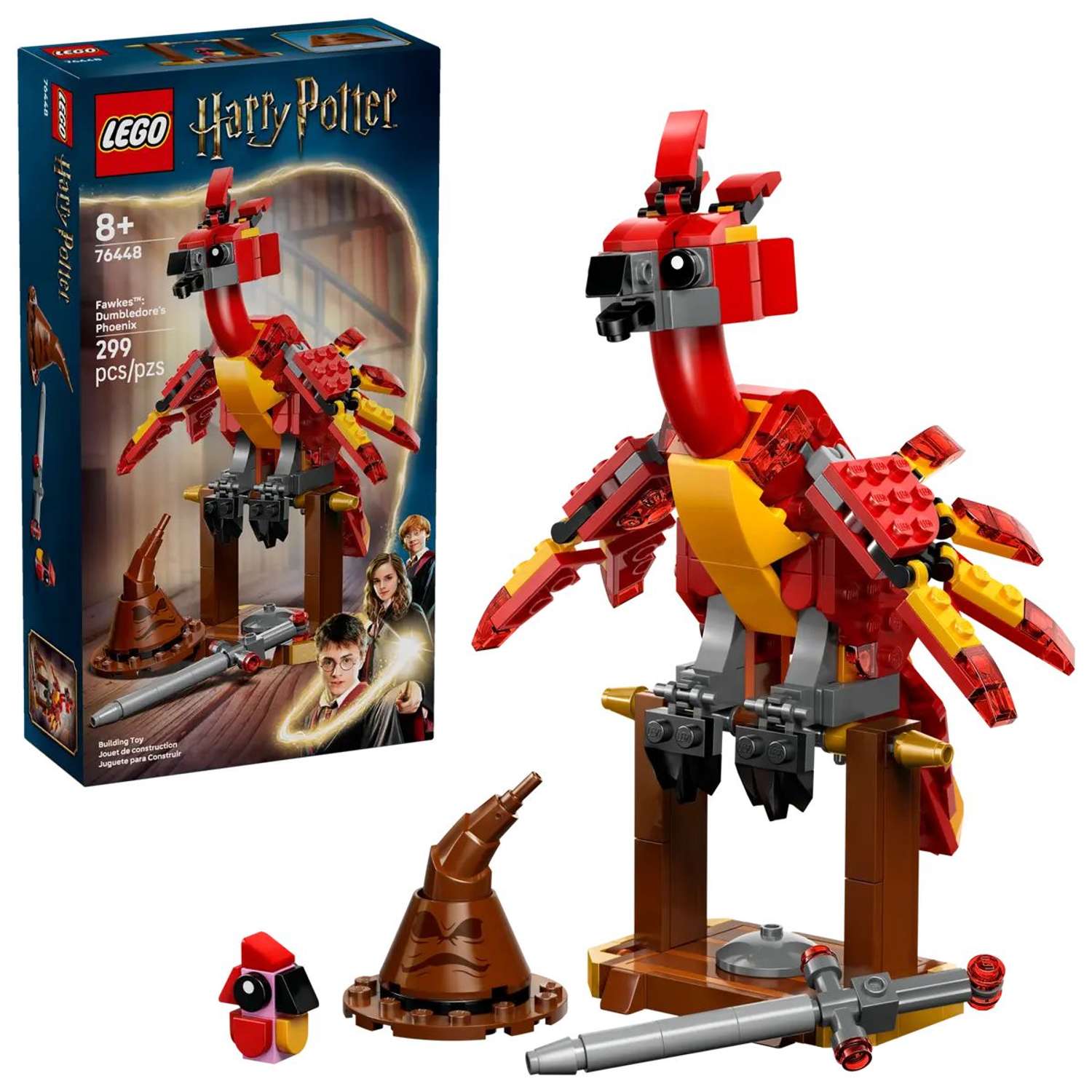 Конструктор LEGO Harry Potter Фоуск: феникс Дамблдора 299 дет. - фото 1