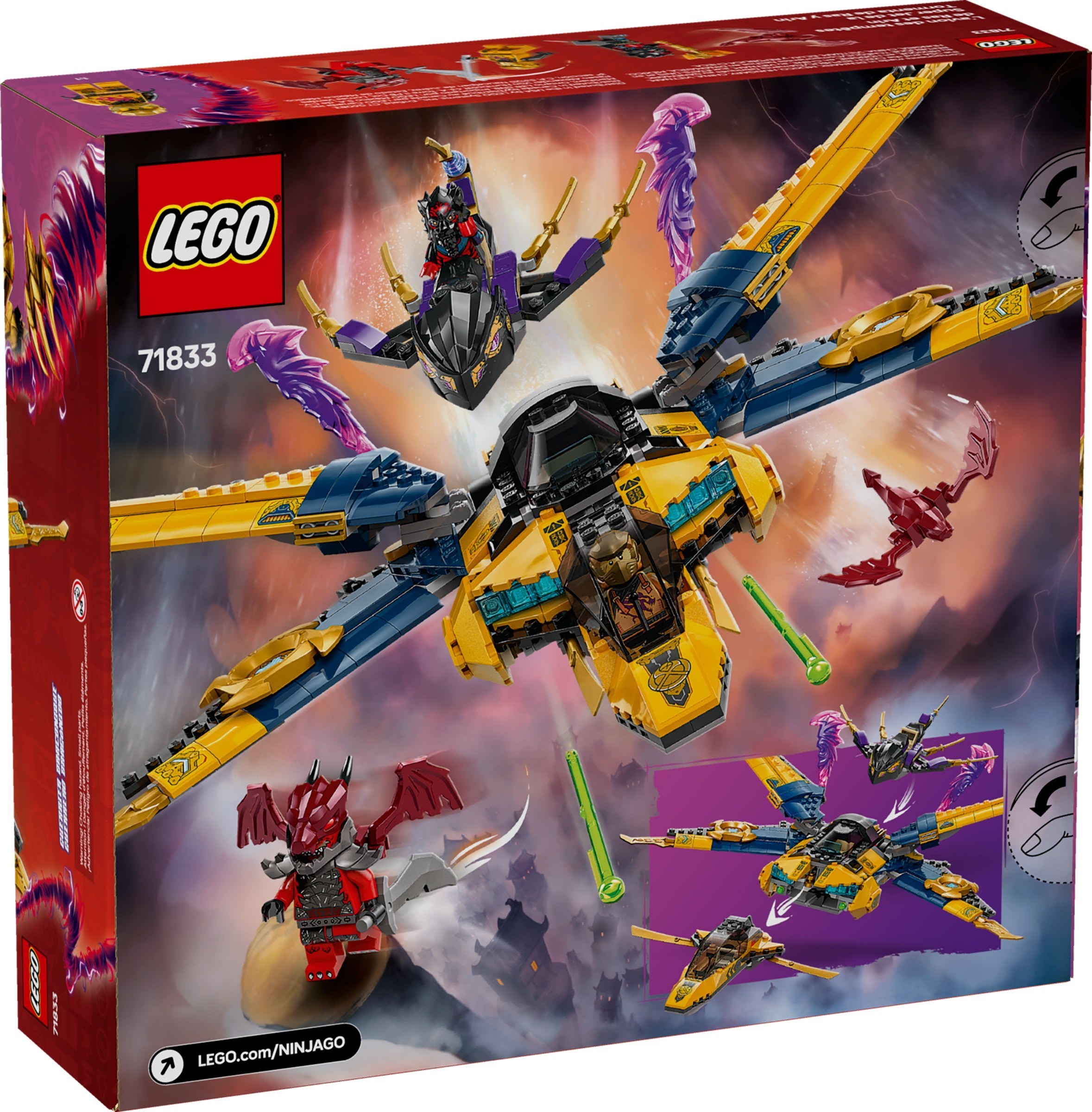Конструктор LEGO NINJAGO 71833 510 дет. - фото 1