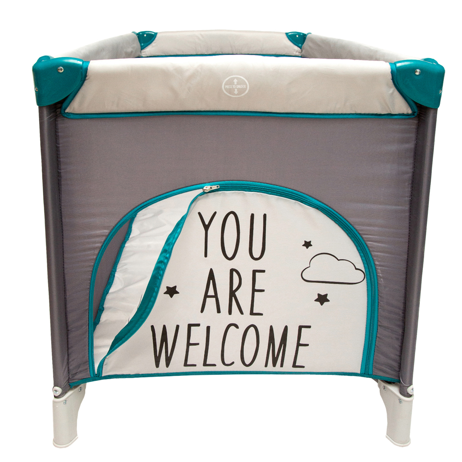 Манеж-кровать AmaroBaby Multiform Hello Bear прямоугольный серый AMARO-26MHB-Se - фото 10