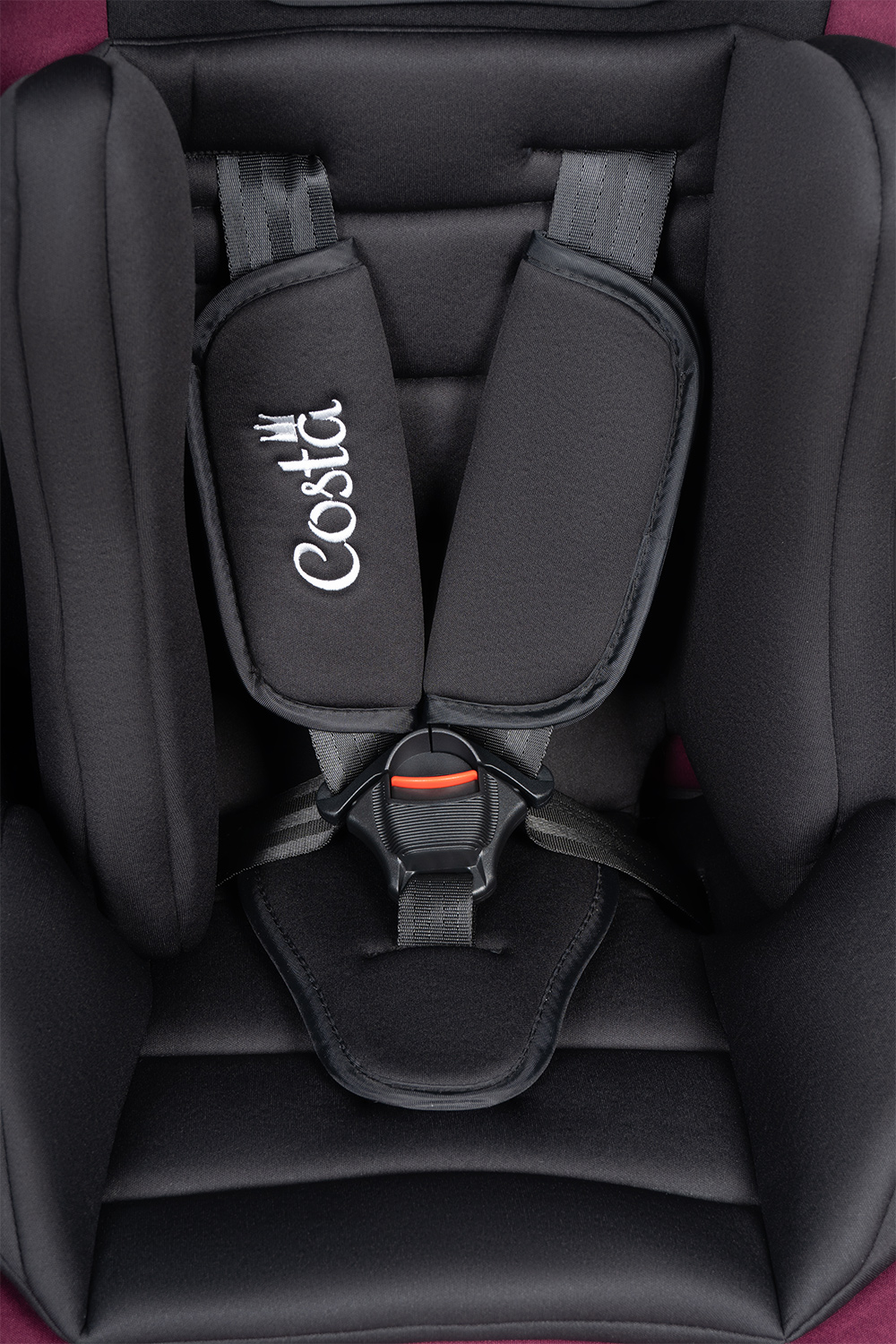 Автокресло Costa HC-01 1/2/3 (9-36 кг) бордовый - фото 14