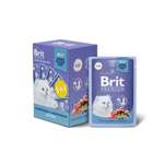Корм для котят Brit Premium телятина с морковью в желе 85г*5+1шт