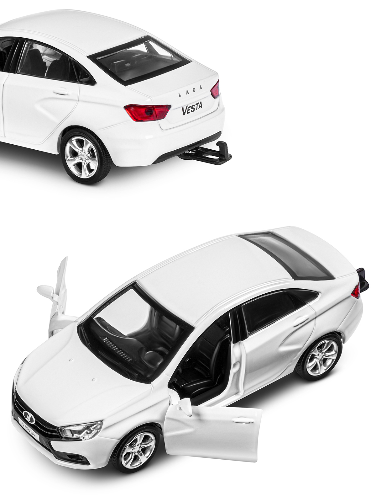 Автомобиль АВТОпанорама LADA Vesta 1:43 JB1251624 - фото 11