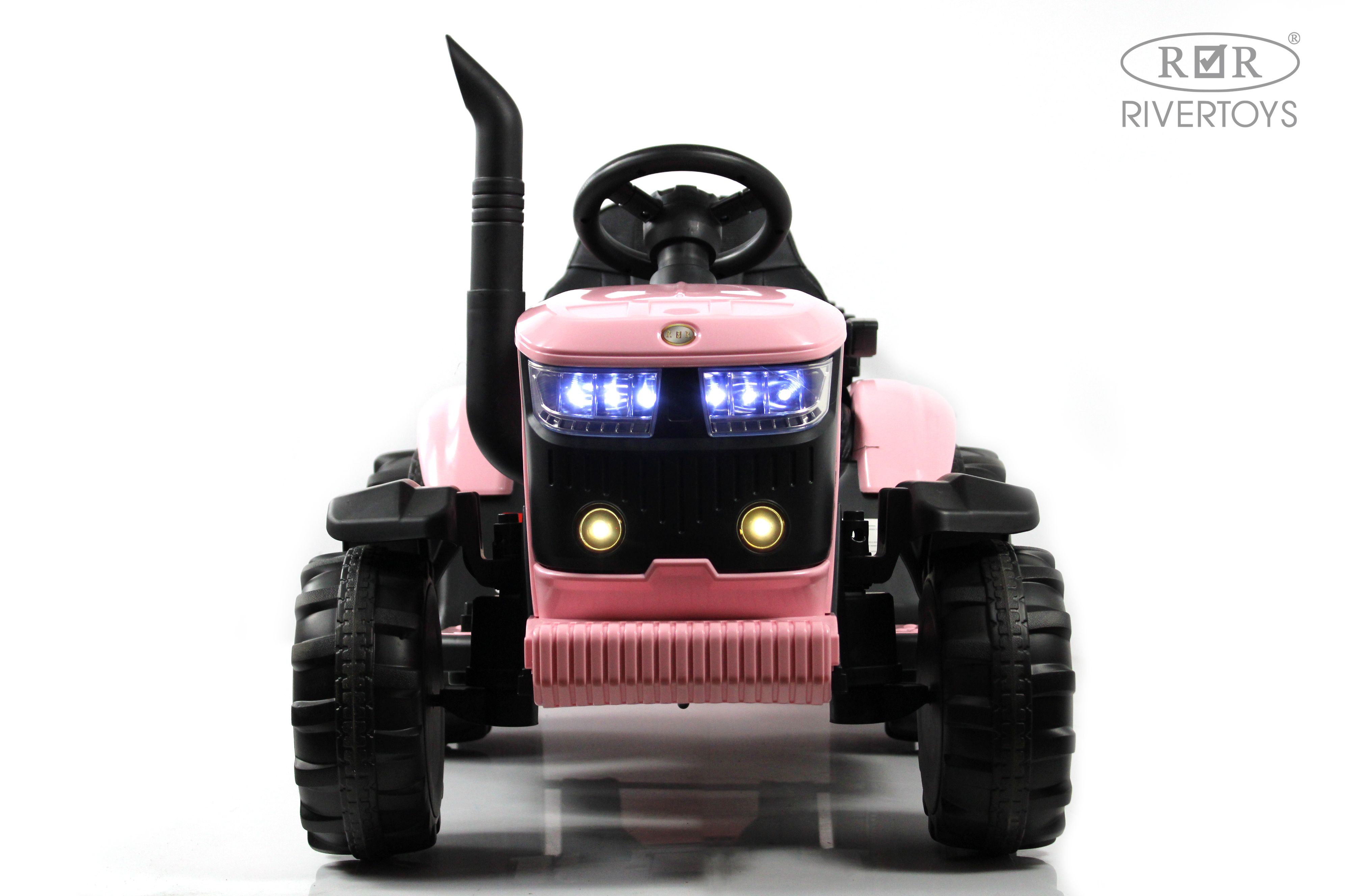 Электромобиль RIVERTOYS O555OO-PINK С пультом ДУ - фото 21