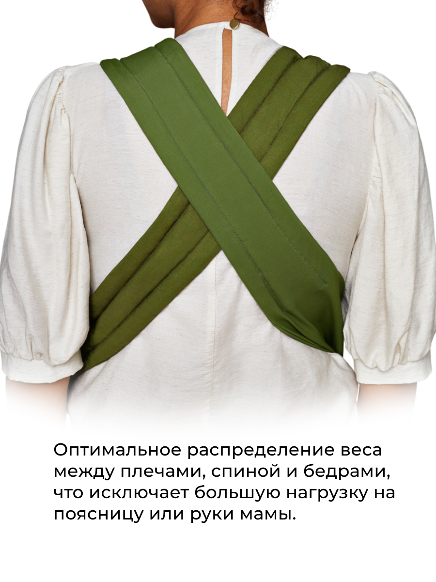 Переноска для новорожденных izzzi цвет Moss - фото 5