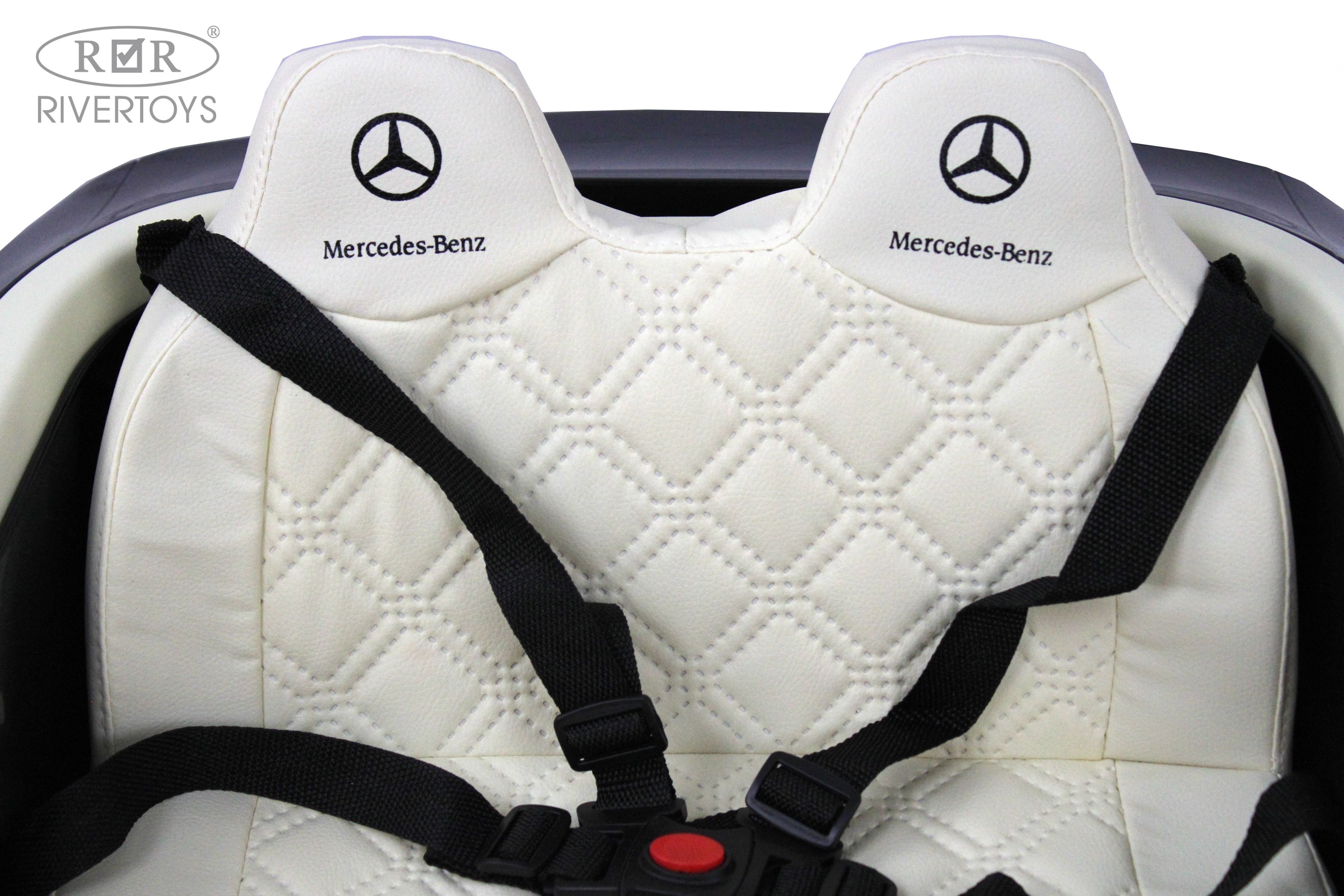 Электромобиль RIVERTOYS Mercedes М333БХ-BLACK-GLANEC С пультом ДУ - фото 19