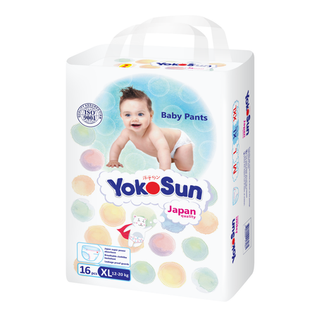 Трусики YokoSun XL (12-20 кг) 16 шт.