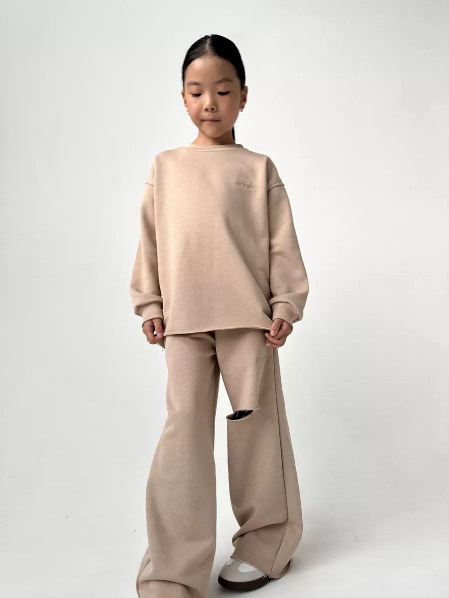 Брюки ROOMY ESSENCE STREETjog/beige - фото 1