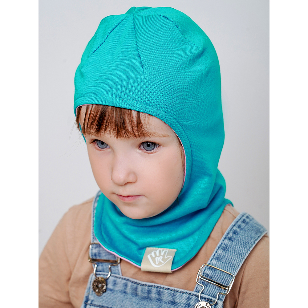 Шапка-шлем ПриКиндер U-A_221079 Цвет: Розовый/бирюзовый - фото 15