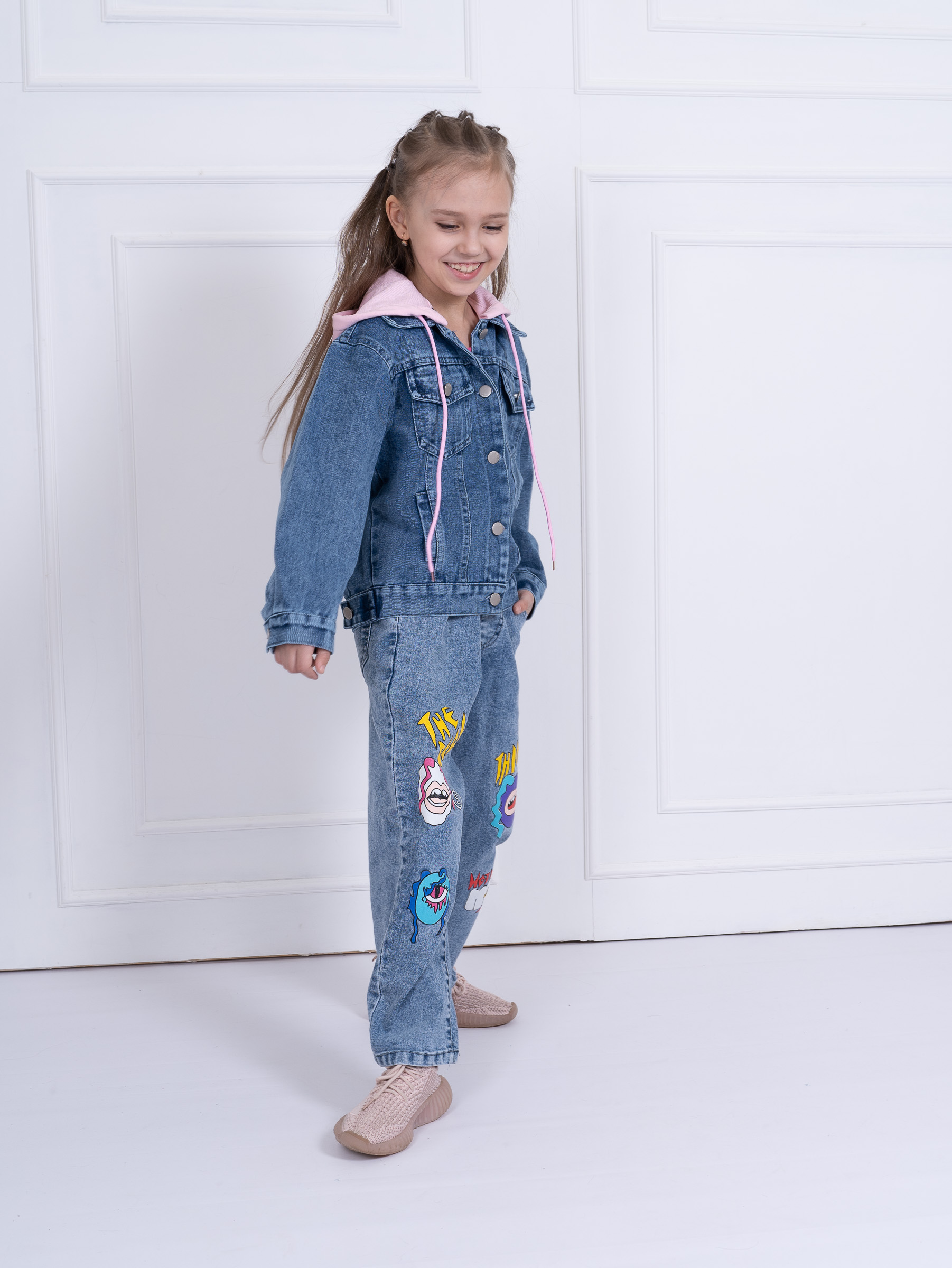 Джинсовая куртка TiGaDa куртка\джинсовая\детская\ - фото 5