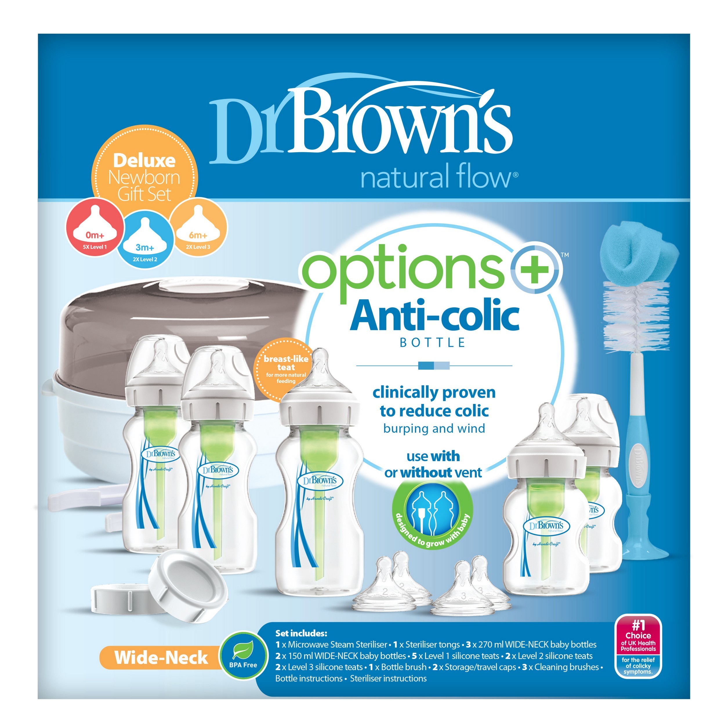 Набор для кормления Dr Browns Anti-Colic 16 шт. - фото 2