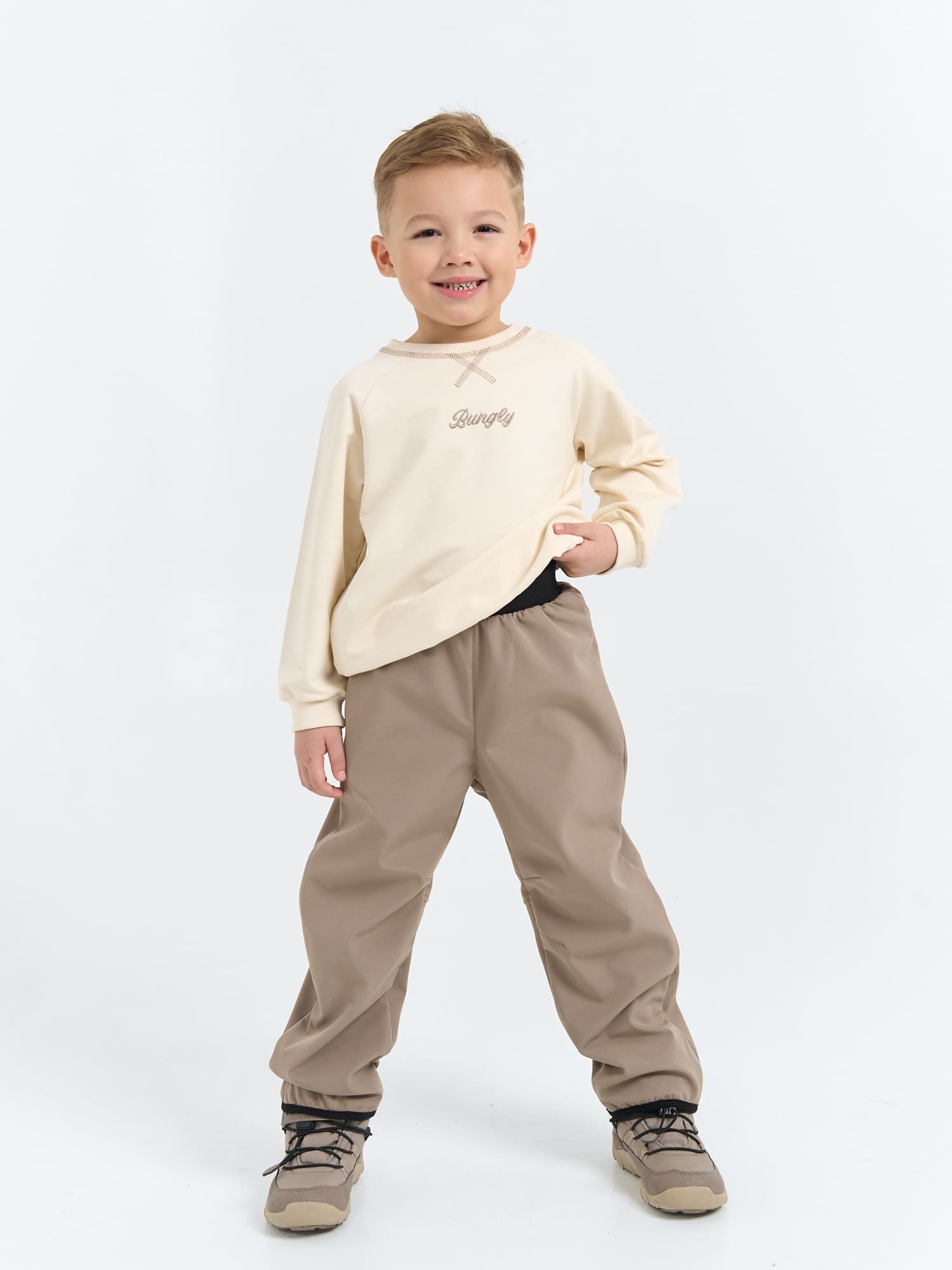 Брюки BUNGLY 1R5607/Кокос - фото 2