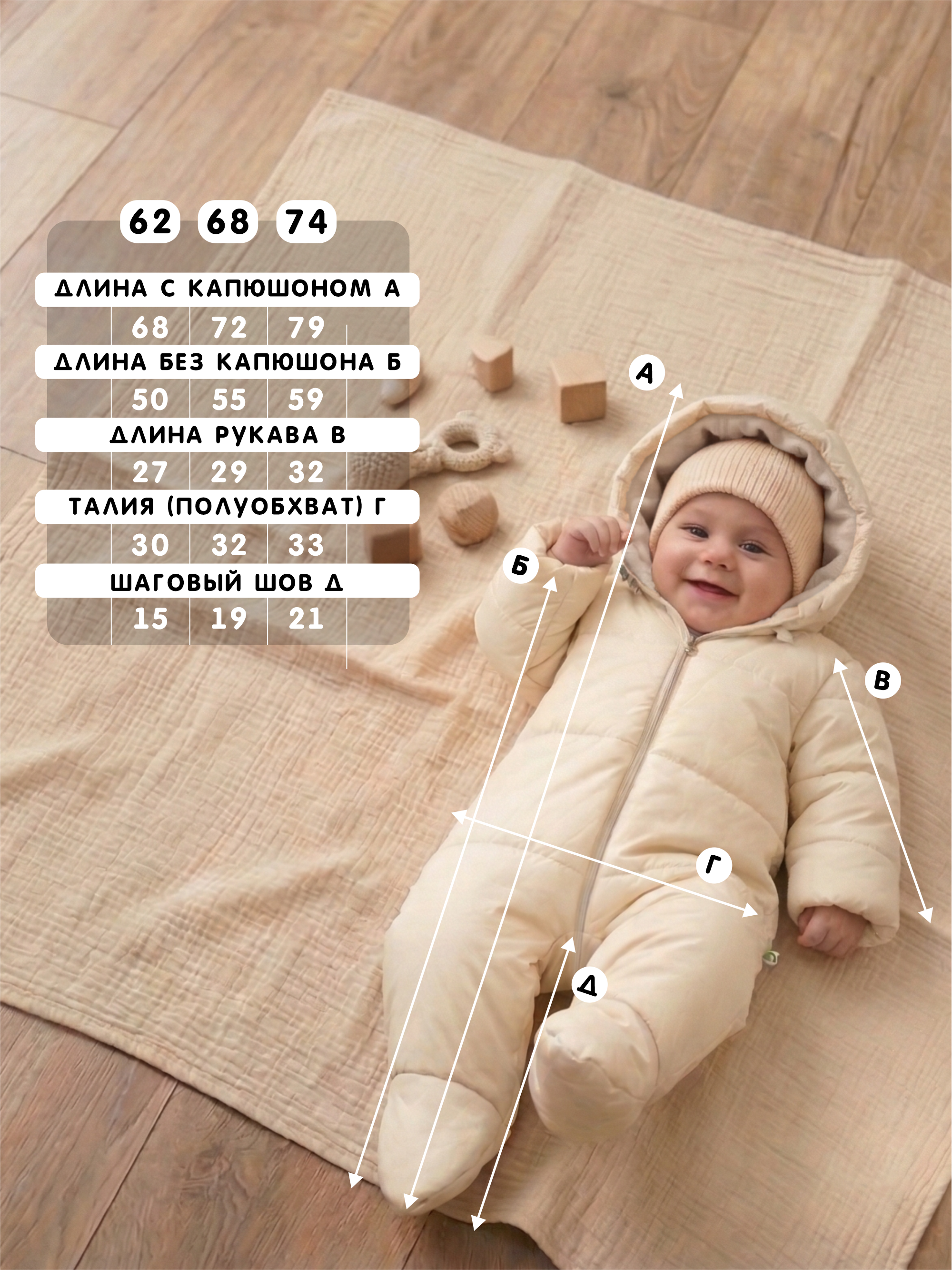 Комбинезон СОННЫЙ ГНОМИК 2800/10 - фото 12