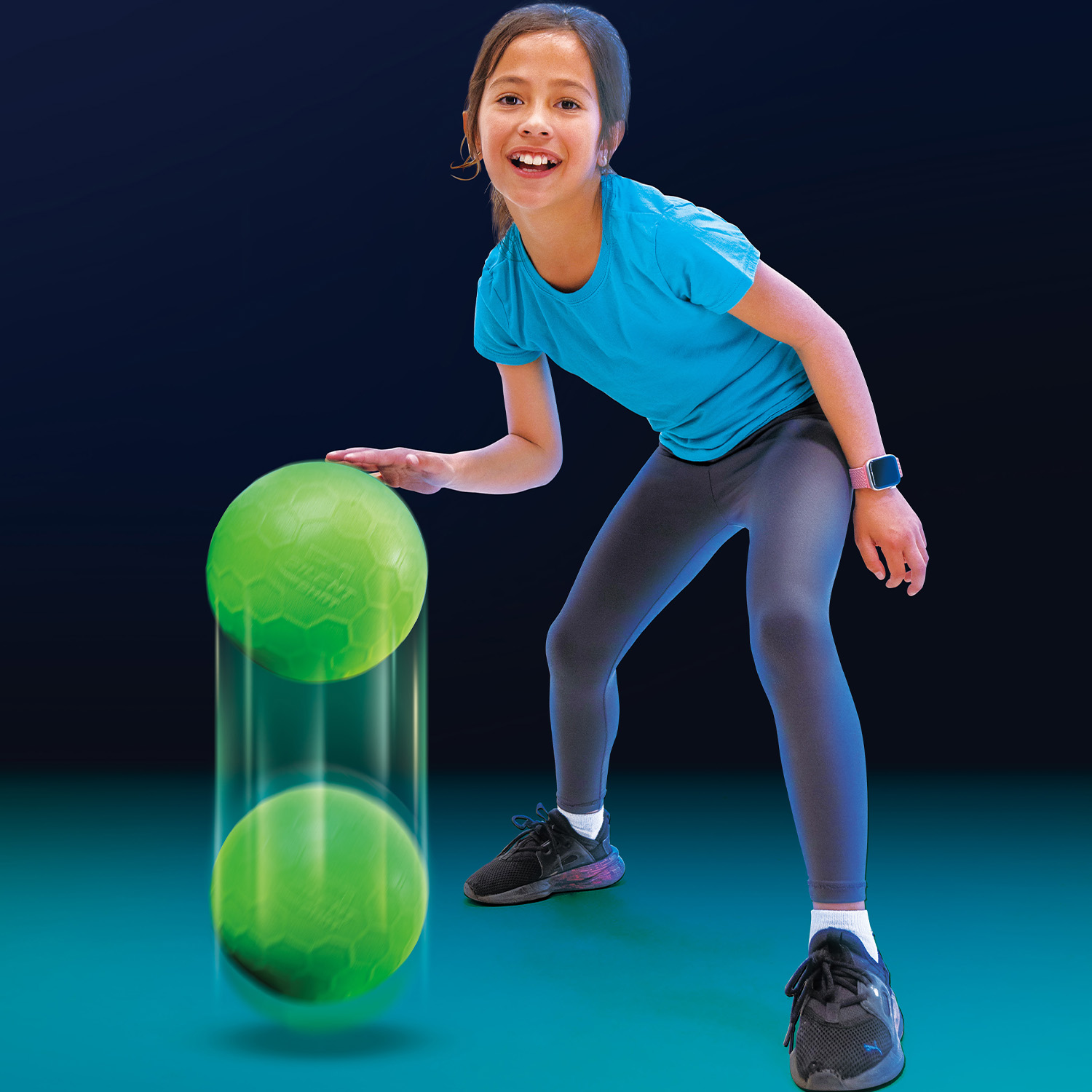 Детский мяч Hape универсальный баскетбольный, волейбольный 22 см - фото 4