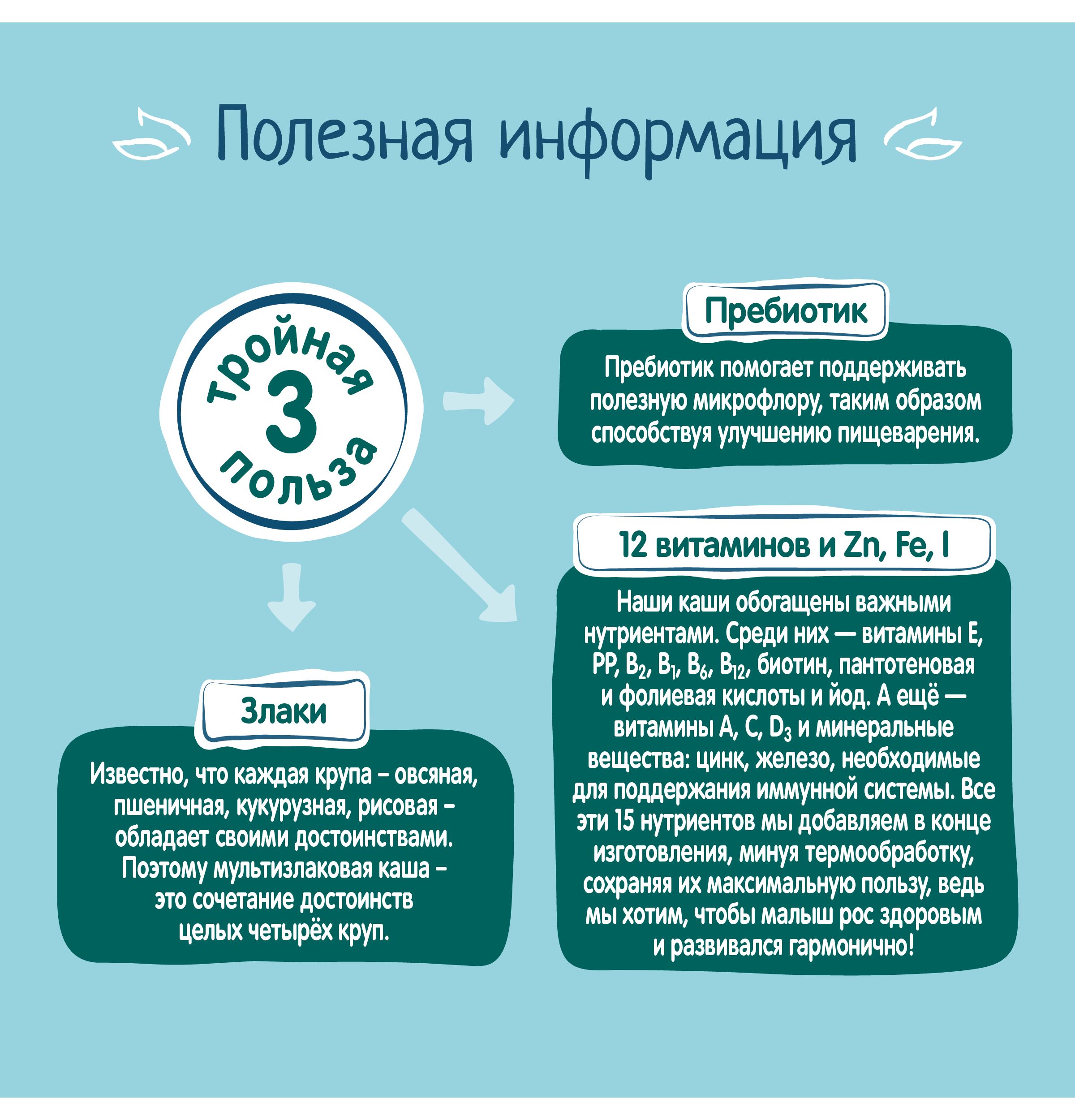 Каша молочная ФрутоНяня мультизлаковая 190г - фото 9