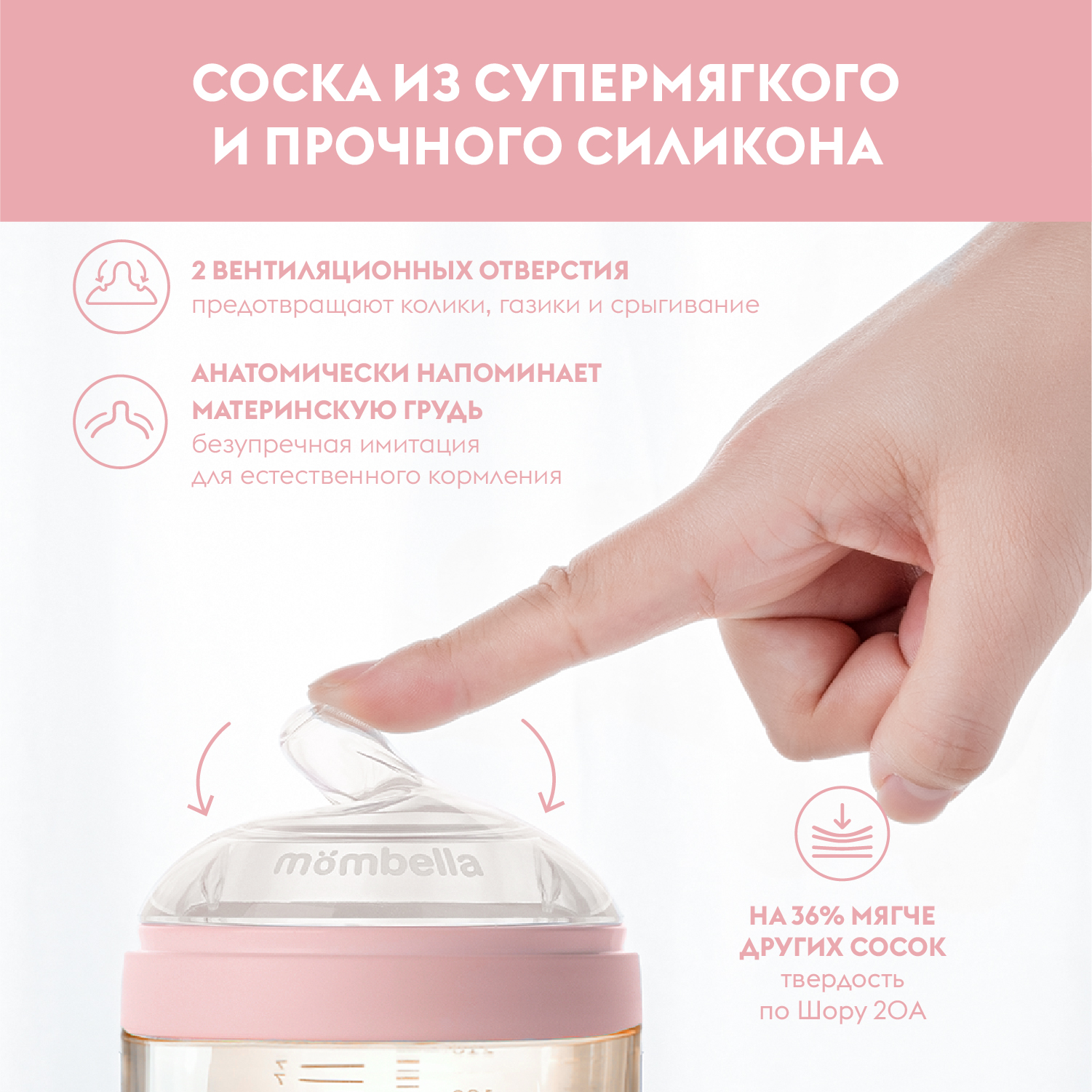 Набор для кормления Mombella Anti-Colic 120 мл 4 шт. - фото 4
