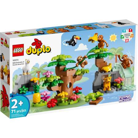 Конструктор LEGO DUPLO Wild Animals of South America блочный