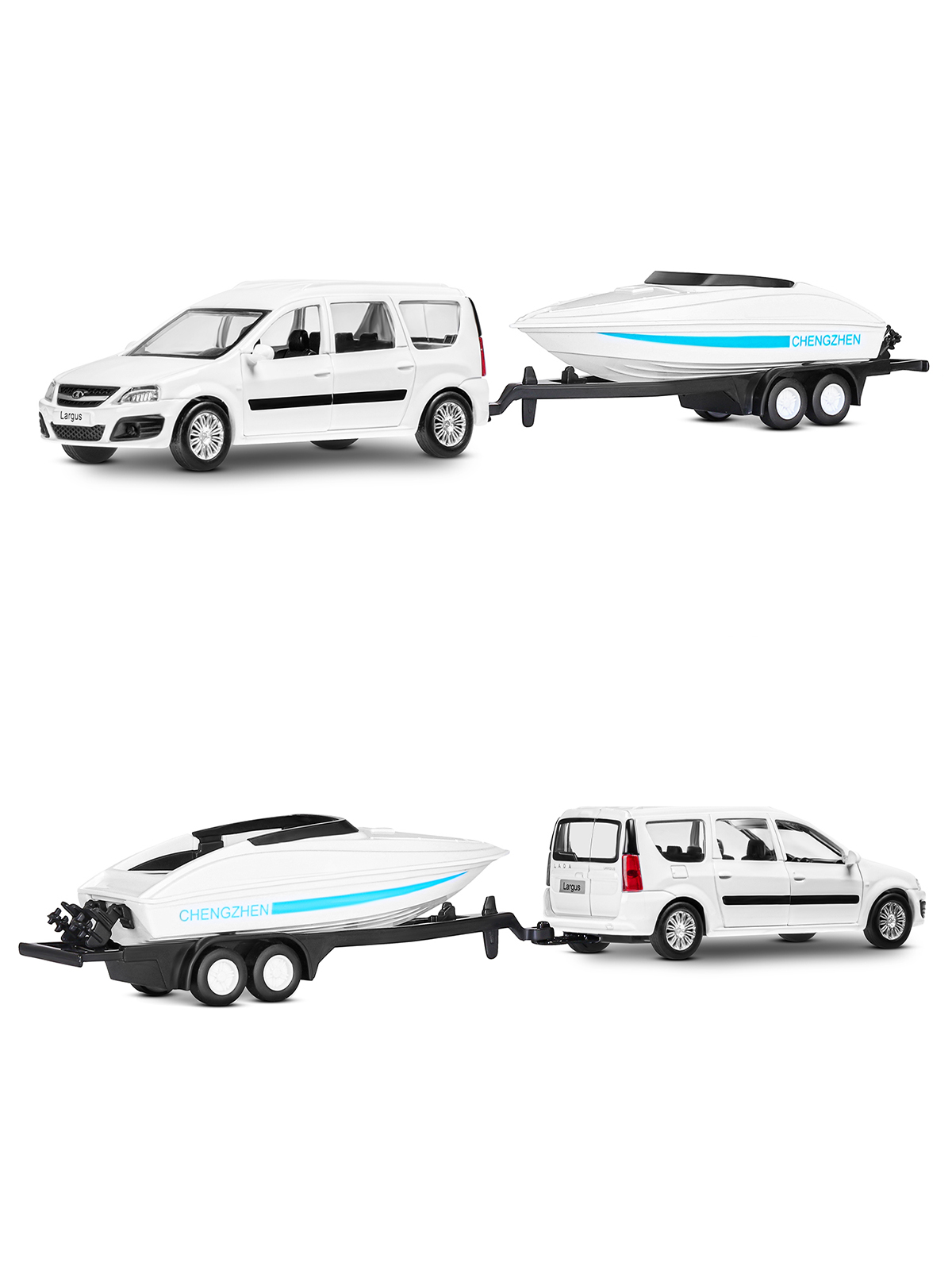 Автомобиль АВТОпанорама LADA Largus 1:43 JB1251630 - фото 9