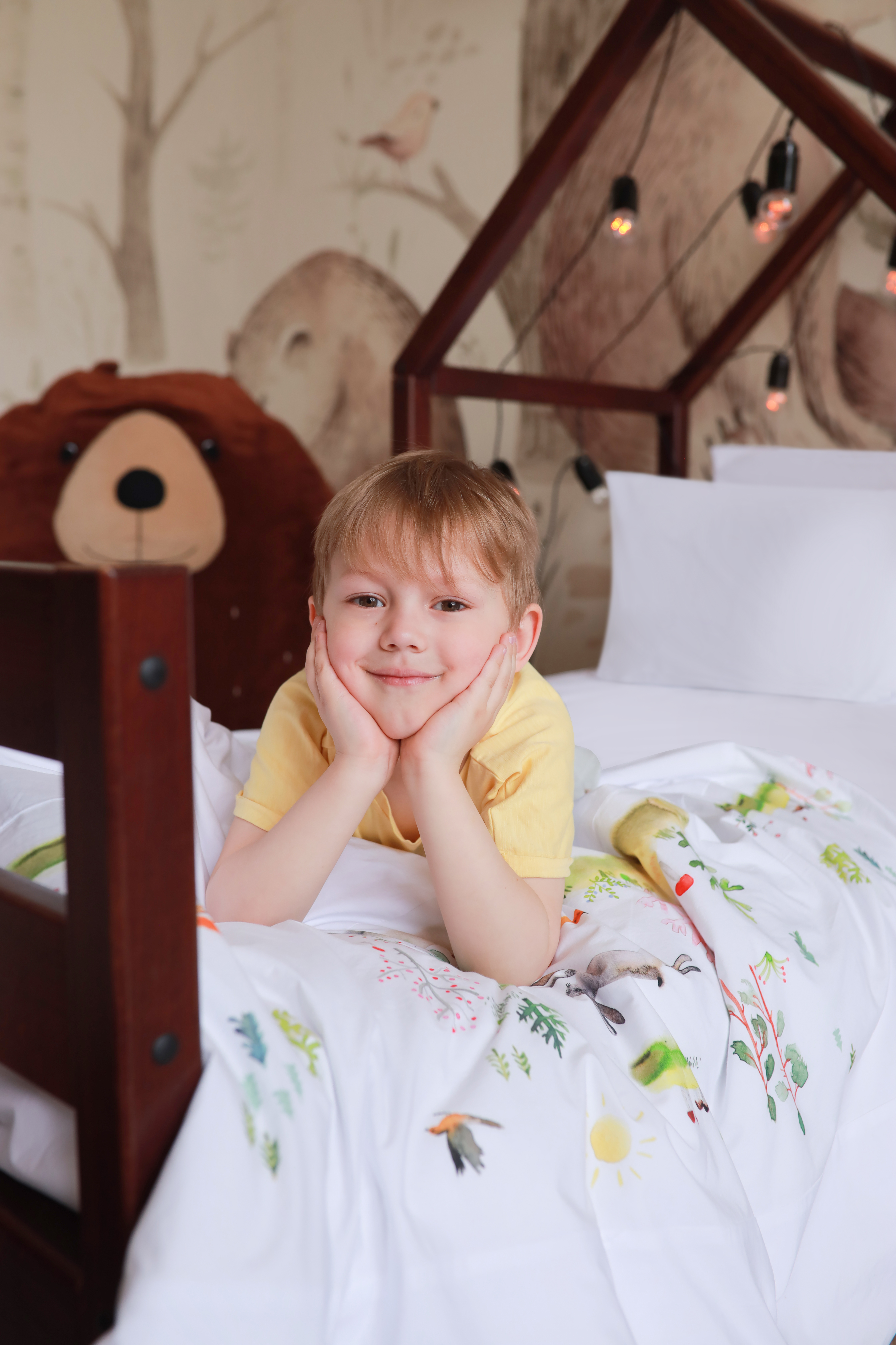 Комплект постельного белья Dr. Hygge Лес детский - фото 1