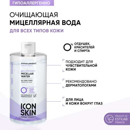 Мицеллярная вода ICON SKIN 500 мл