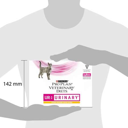 Корм для кошек Purina Pro Plan Veterinary diets UR St/Ox взрослых при болезни нижних отделов мочевыводящих путей курица пауч 85г