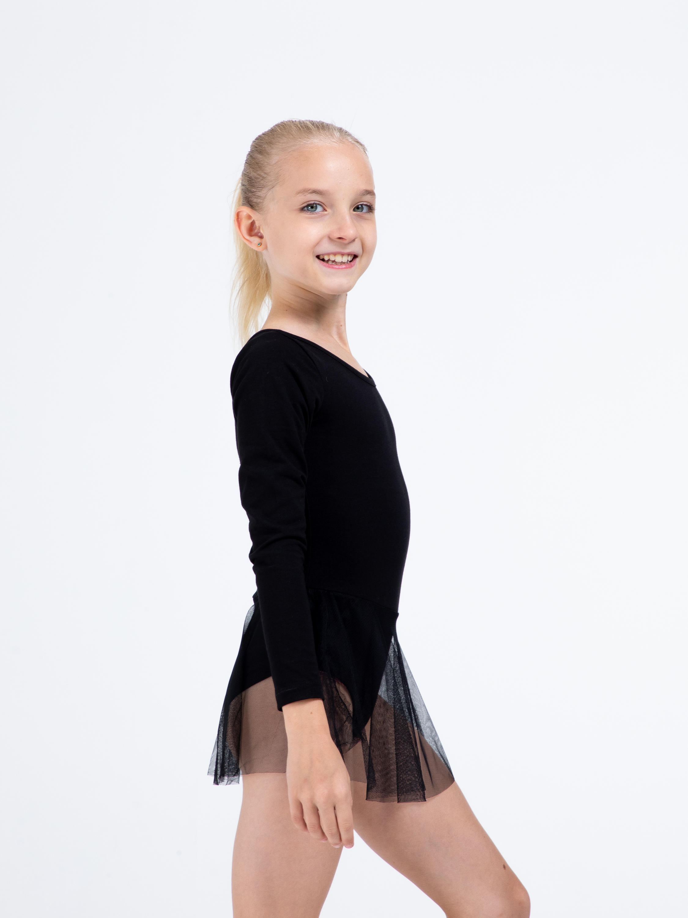 Купальник гимнастический STELLA MODA 26403._черный - фото 12