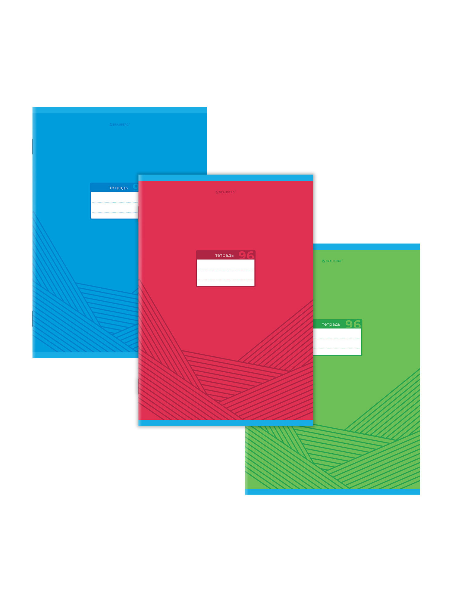 Общая тетрадь Brauberg клетка 96 лист. 3 шт. - фото 11