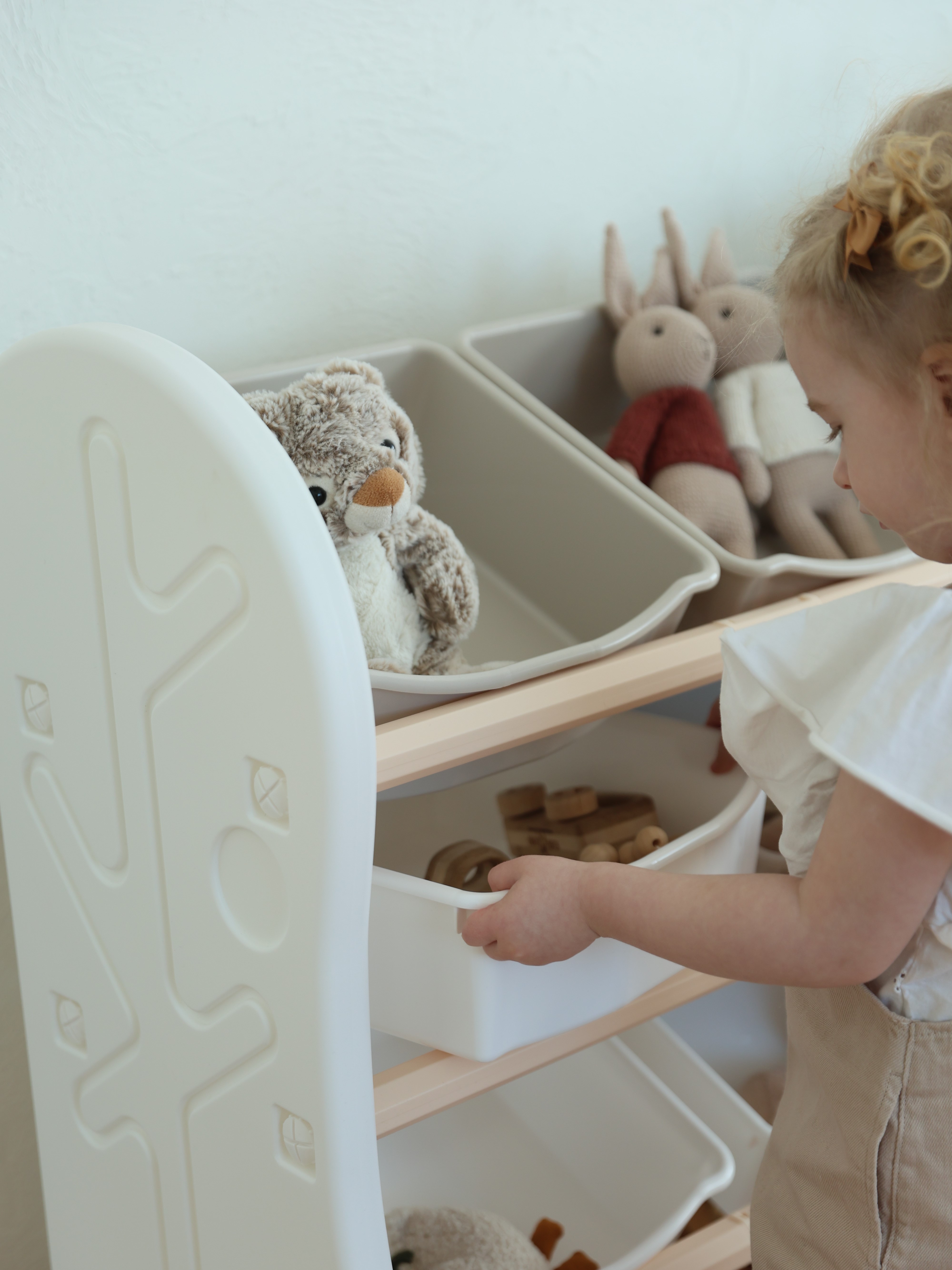 Стеллаж для игрушек Ifam DesignToy-4 бежевый - фото 19