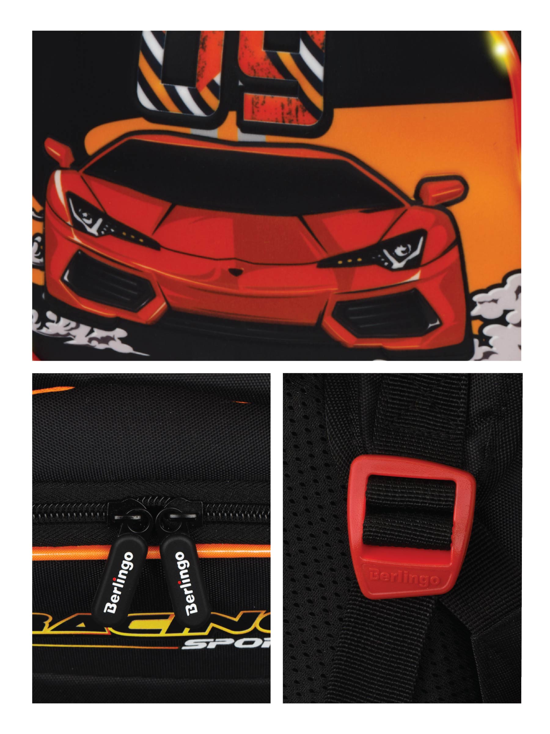 Рюкзак BERLINGO Racing sport - фото 7