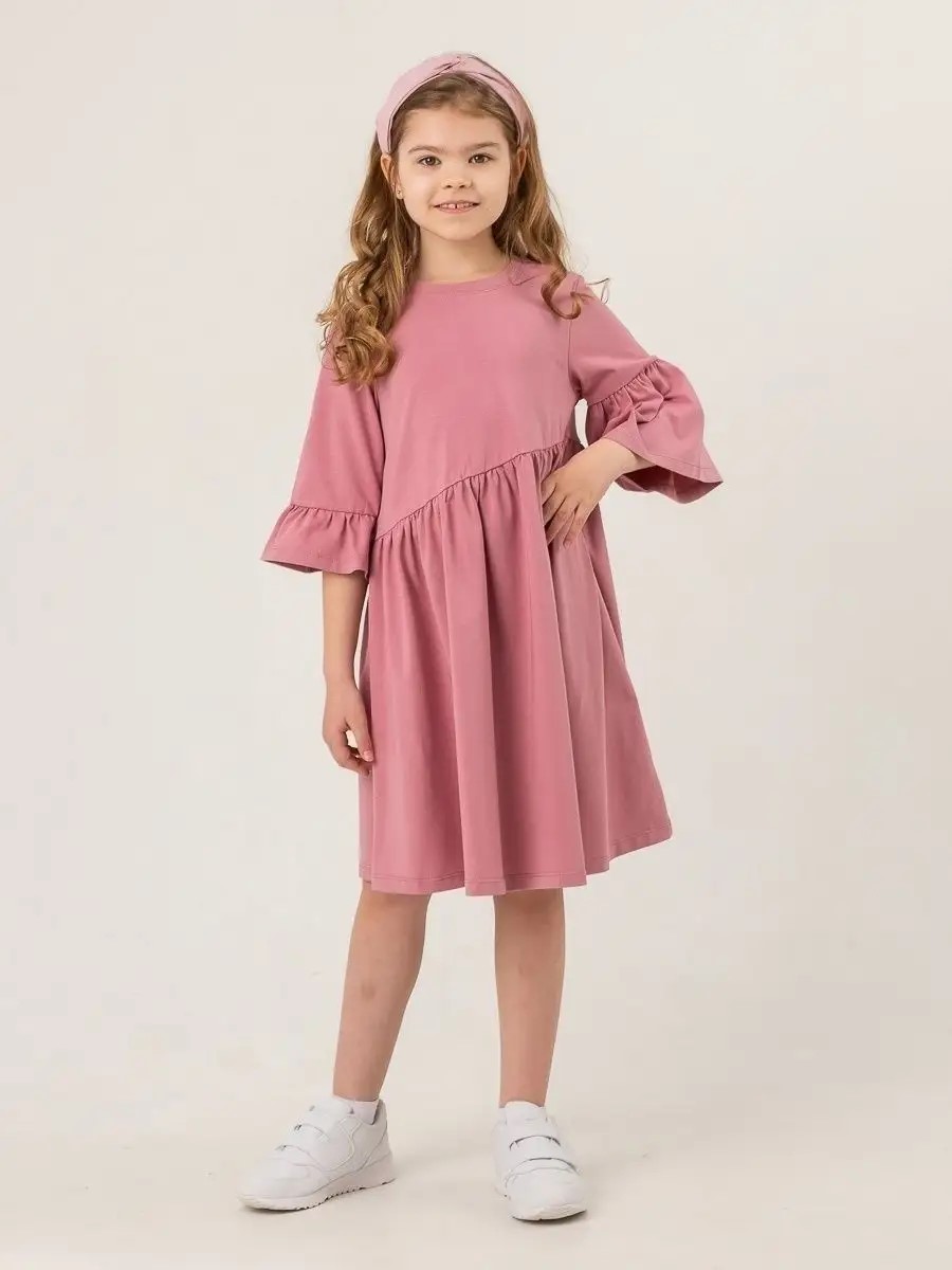 Платье MiloTa ПК04/пудровый - фото 1