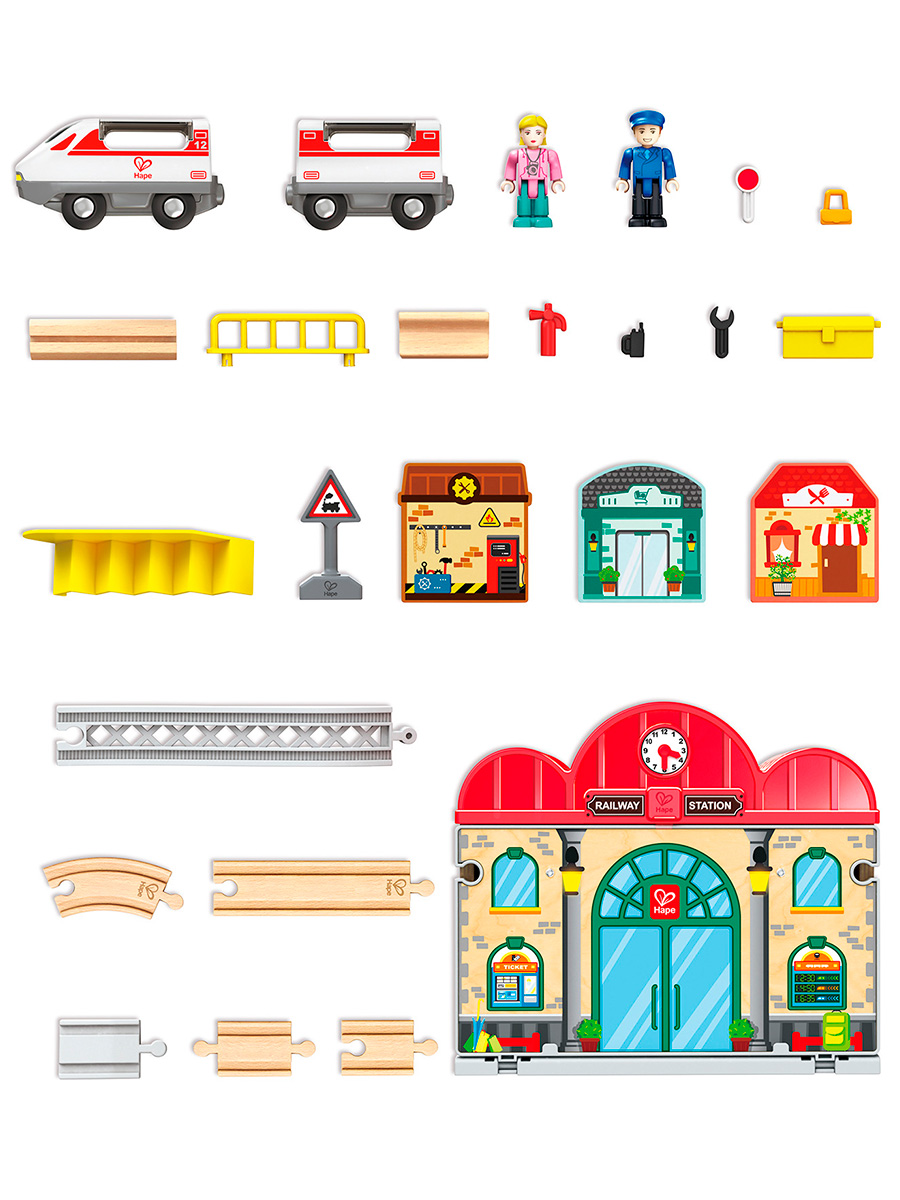 Набор железнодорожный Hape E3877_HP - фото 14