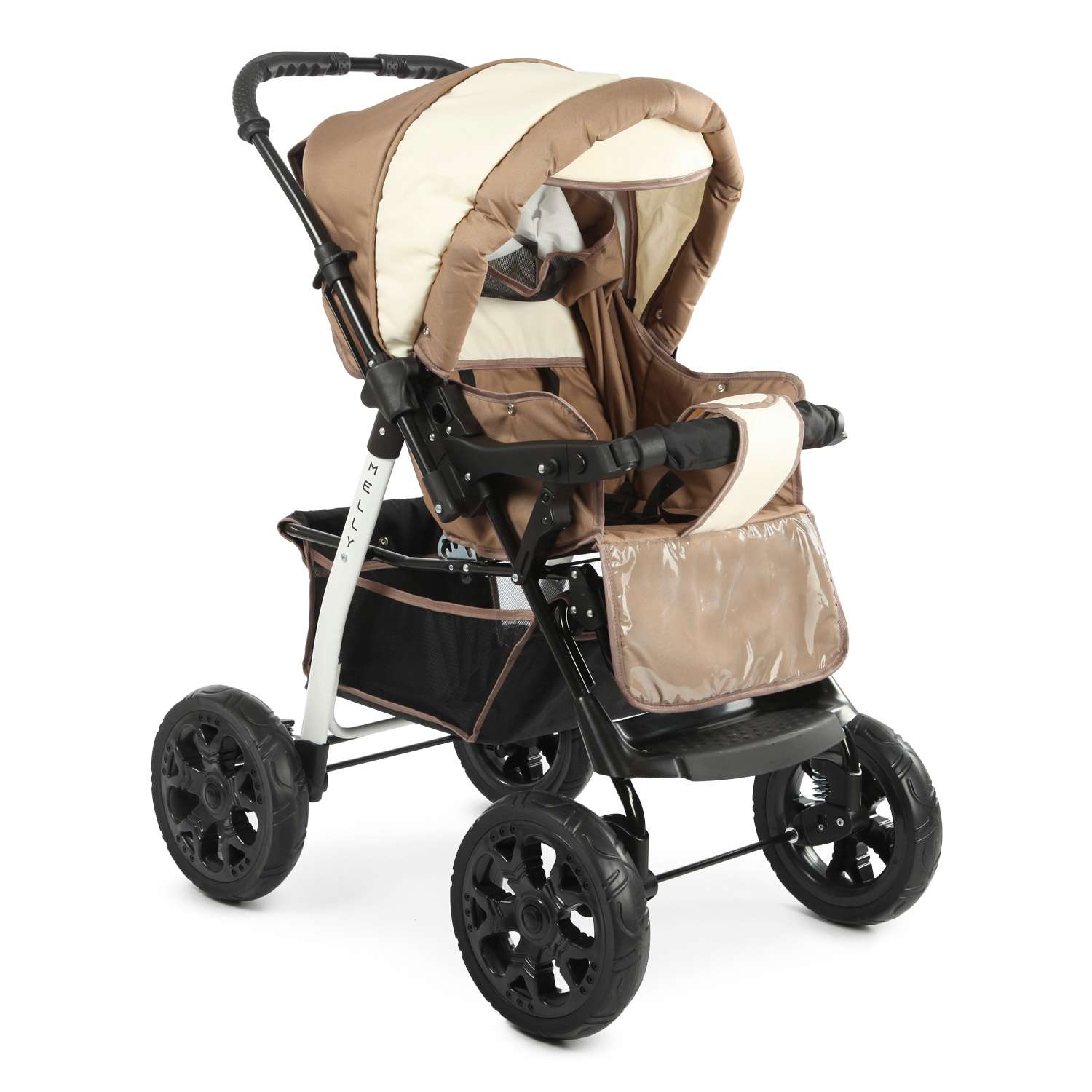 Коляска трансформер Babyton Melly Brown - фото 8