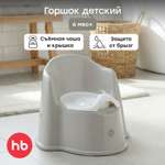 Горшок Happy Baby Zozzy серый