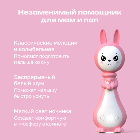 Интерактивная игрушка BertToys развивающая обучающая Зайчик Няня
