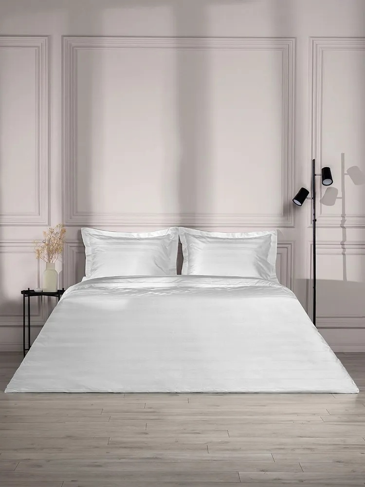 Комплект постельного белья Askona Comfort Stripe 3*3 2.0 евро 3 предм. - фото 1