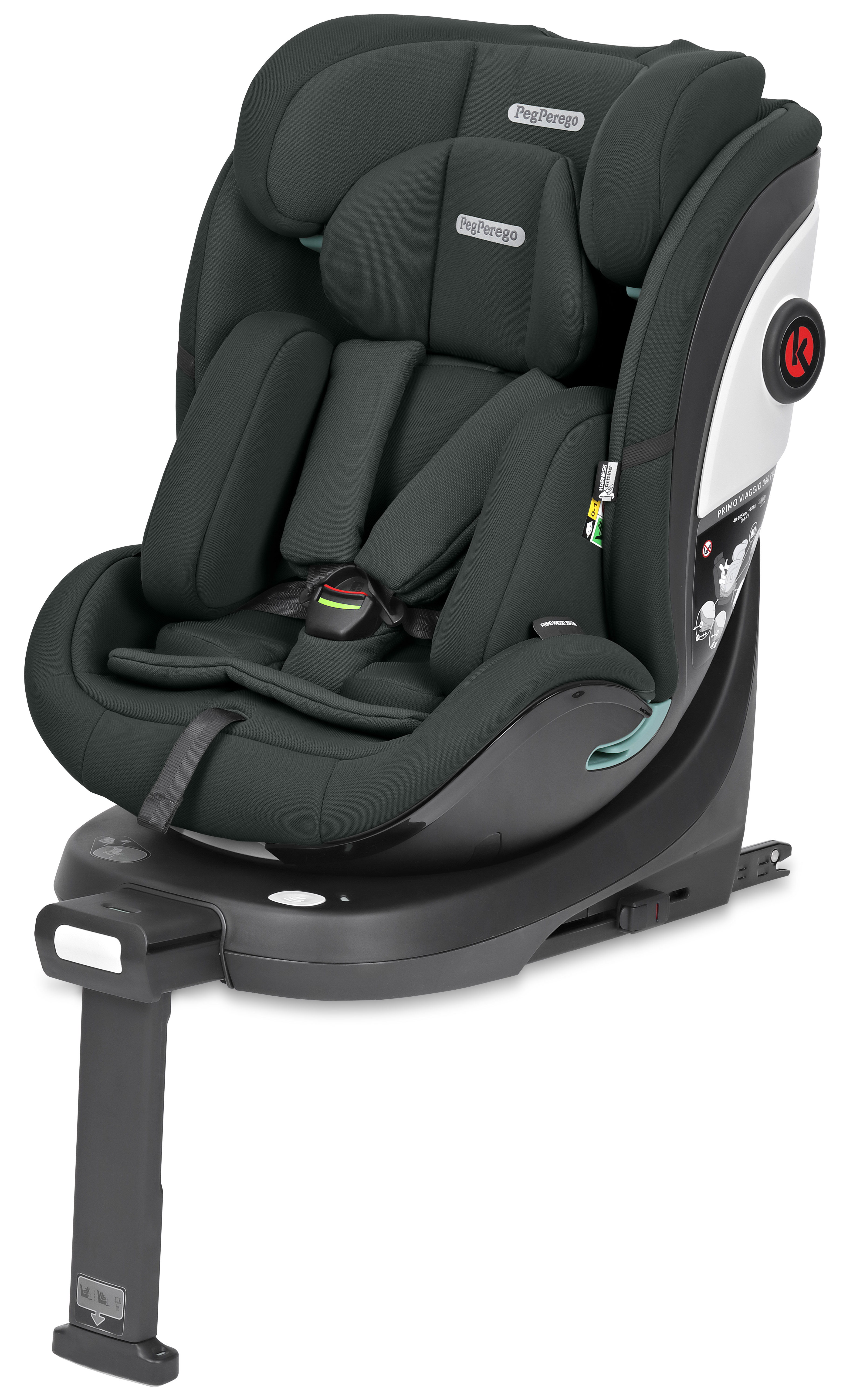 Автокресло Peg-Perego 360 Evo Isofix 0+/1/2/3 (0-36 кг) зеленый - фото 2