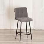 Стул TETCHAIR Medeo велюр серый