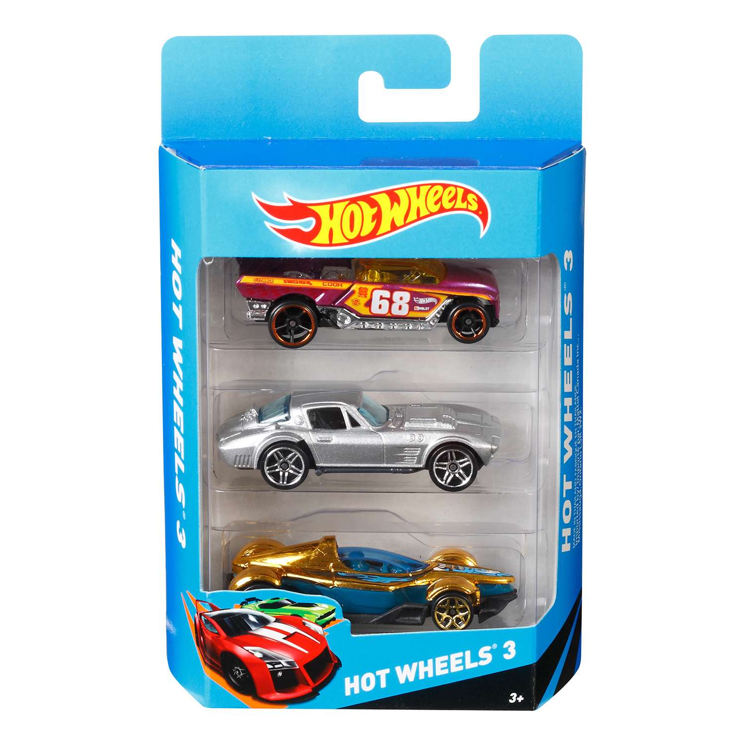 Подарочный набор Hot Wheels из 3 машинок в ассортименте - фото 30