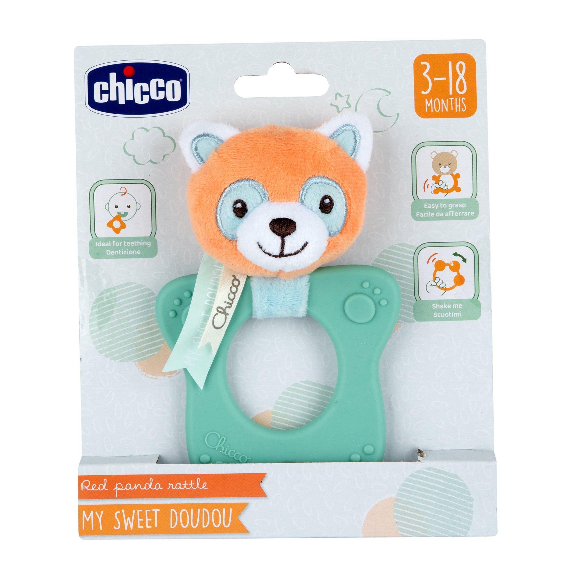 Игрушка Chicco погремушка Панда - фото 2