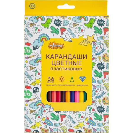 Карандаши цветные №1 School 36 шт.