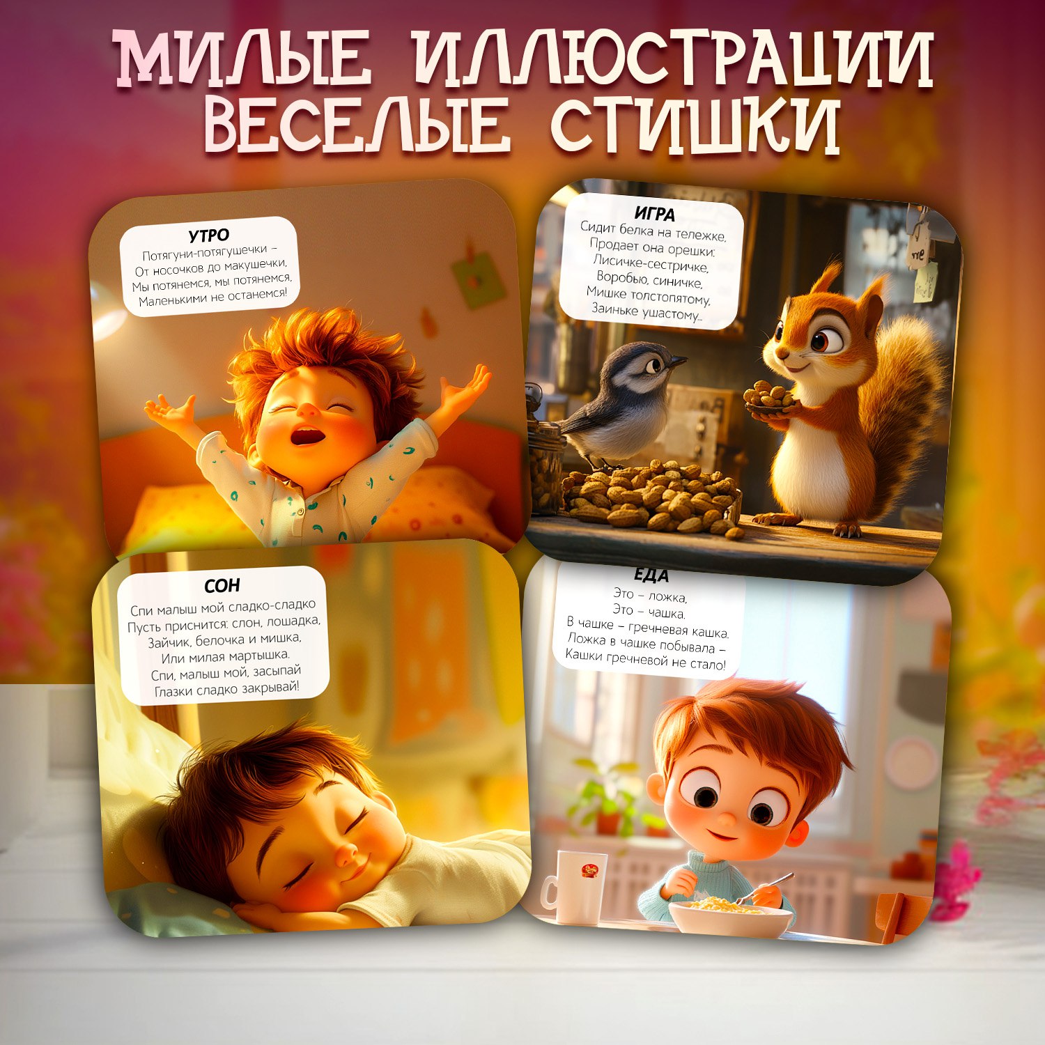 Книжка-раскладушка Attivio Потешки - фото 2