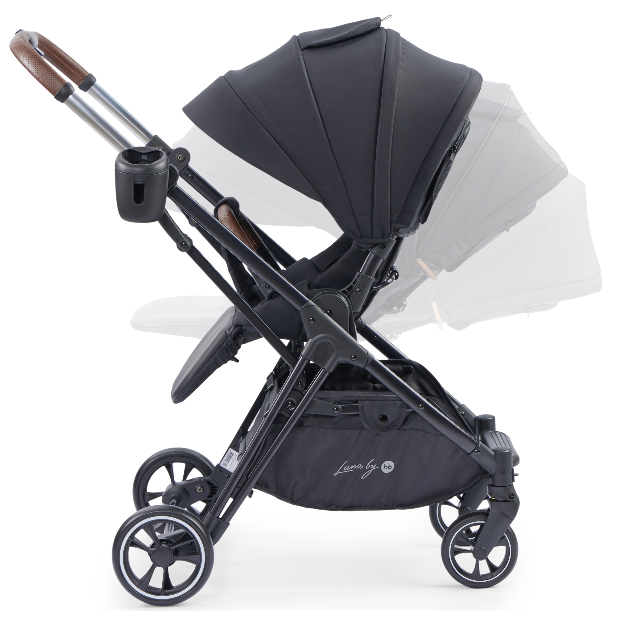 Коляска прогулочная Happy Baby Luna черный - фото 21