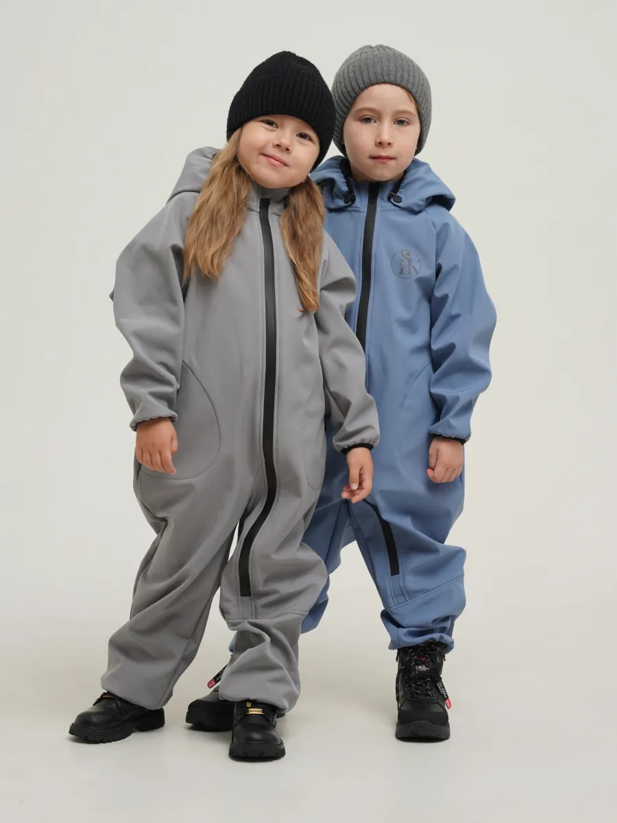 Комбинезон Супер Пупс Комб/сф/окант/серый - фото 20