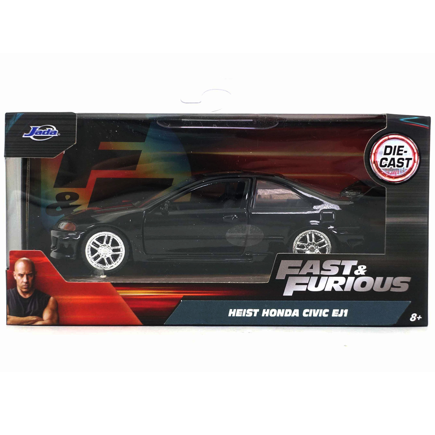 Автомобиль Jada Honda Civic Coupe F1 1993 1:32 ТоуR353 - фото 2