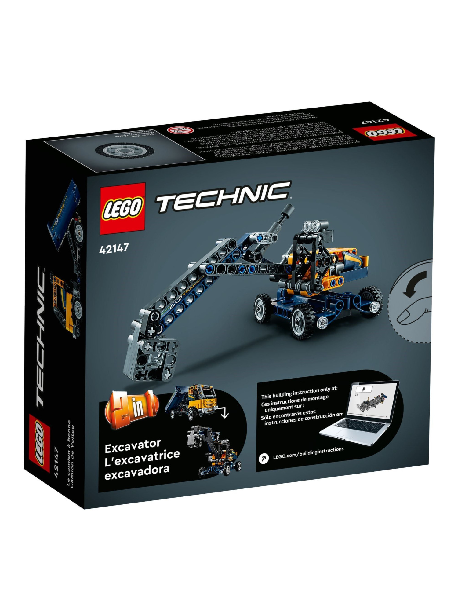 Конструктор LEGO Technic Самосвал 177 дет. - фото 5