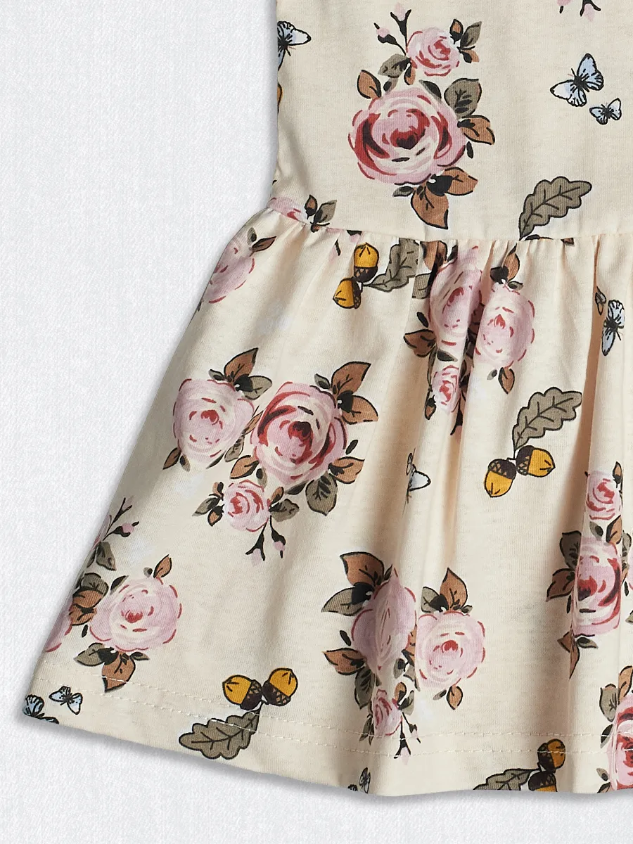 Сарафан Касаточка СР-01кул молочный с розами - фото 4