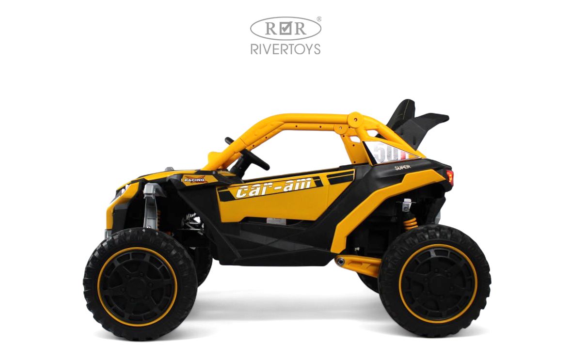 Электромобиль RIVERTOYS Z707ZZ-YELLOW С пультом ДУ - фото 4