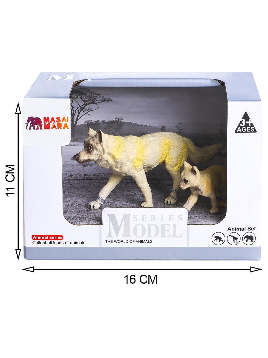 Игровой набор Masai Mara Семья полярных волков - фото 4