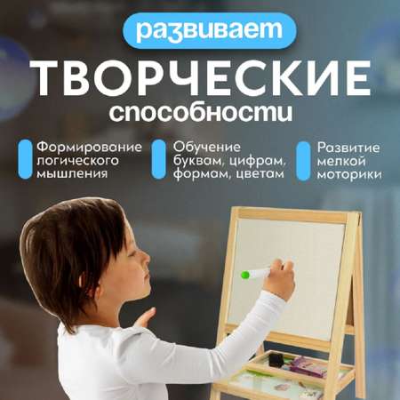 Магнитно-меловая доска ТОТОША