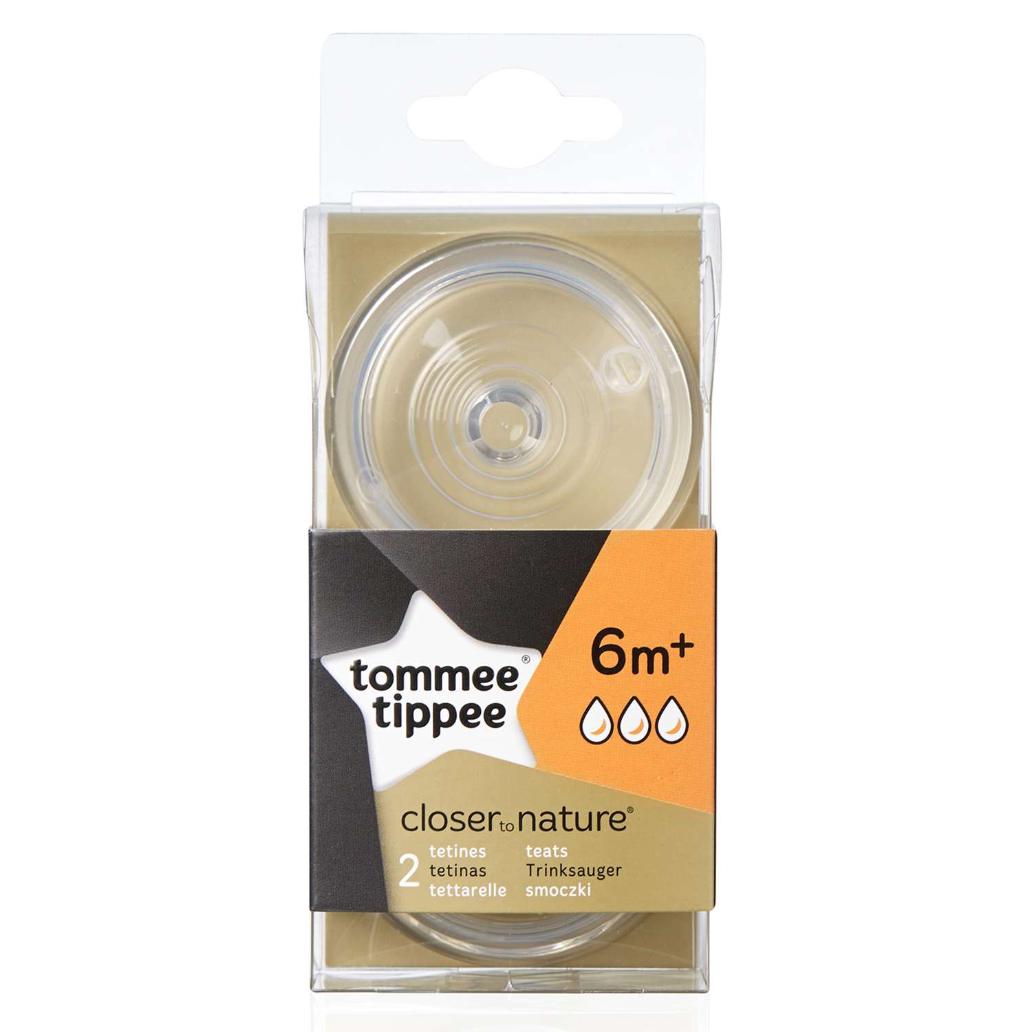 Соска Tommee tippee (быстрый поток) 2 шт. - фото 3